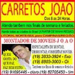Carretos de Guaruja, Santos, Bertioga e região para Campinas, Paulinia, Ribeirão Preto e região
